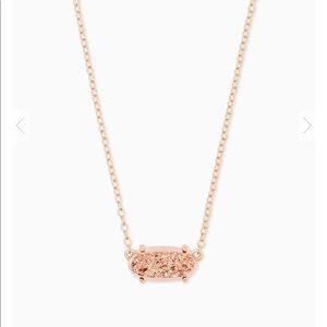 Kendra Scott Ever Rose Gold Pendant Necklace